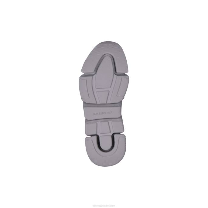 moške enobarvne reciklirane pletene superge speed 2.0 Balenciaga siva N4DP1168