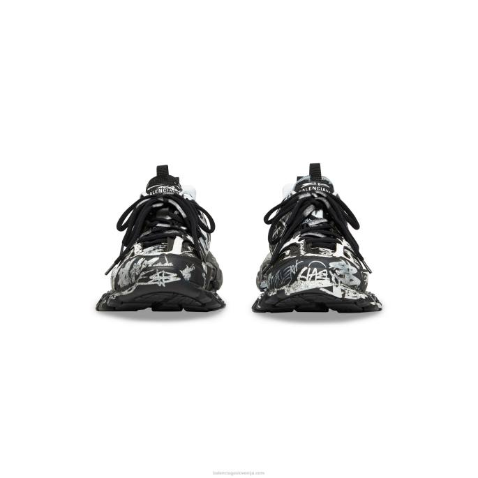 moške superge track graffiti Balenciaga Črna N4DP1189