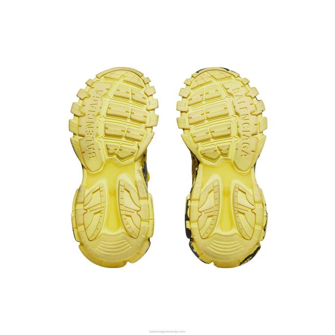 moške superge track graffiti Balenciaga rumena N4DP1190