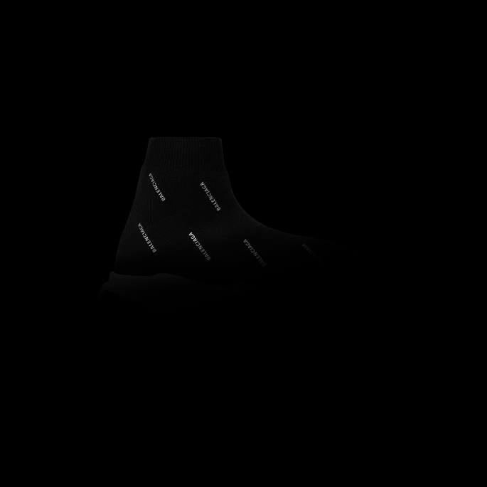 moški Speed ​​2.0 reciklirani pleteni superge z odsevnim logotipom Balenciaga Črna N4DP1248