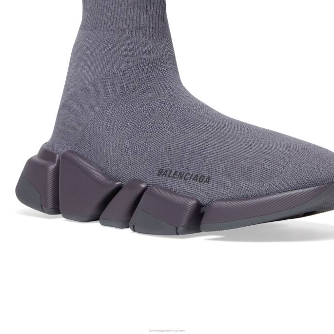 moški pleteni supergi speed 2.0 iz recikliranega materiala Balenciaga antracit N4DP1166