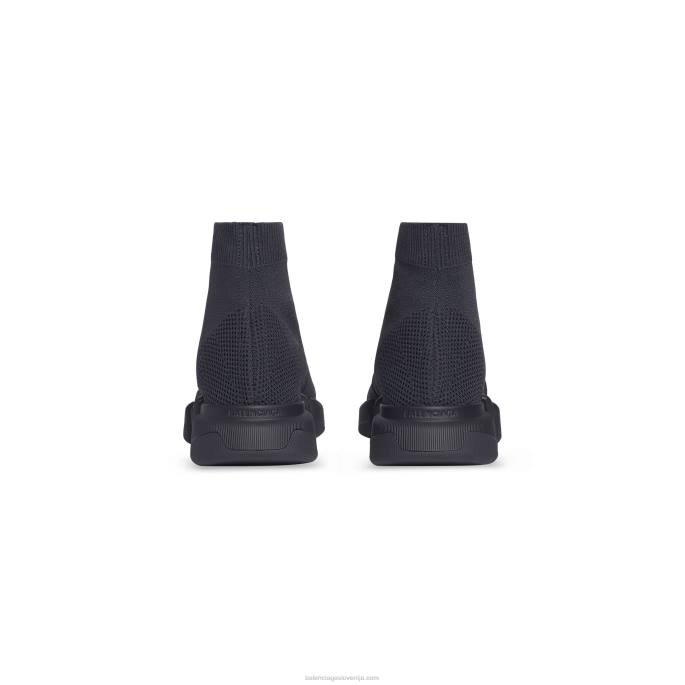 moški športni copati Speed ​​2.0 na vezalke iz recikliranih pletenin Balenciaga antracit N4DP1226