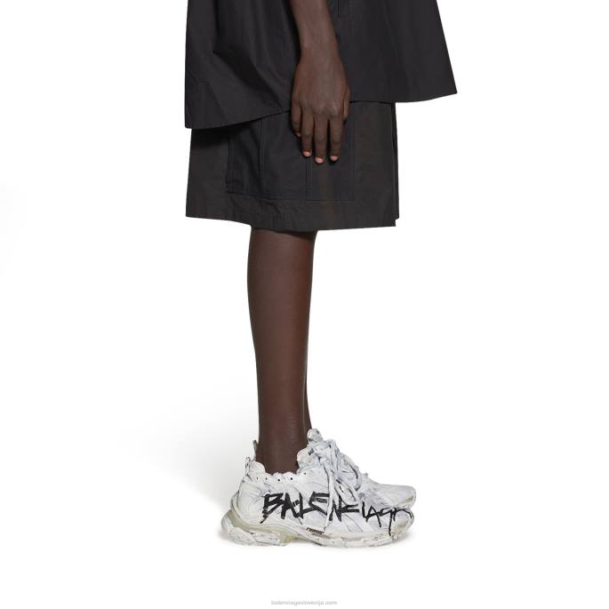 moški tekaški grafiti superge Balenciaga bela N4DP1174