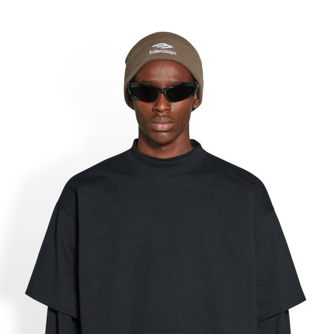 moška kapa športne ikone 3b Balenciaga rjav N4DP1424