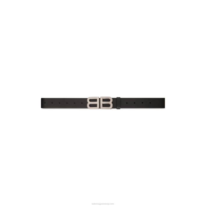 moški bb peščena ura velik pas Balenciaga Črna N4DP1448