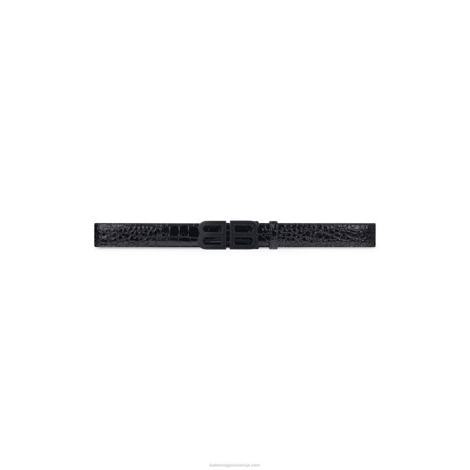 moški bb peščena ura velik pas Balenciaga Črna N4DP1449