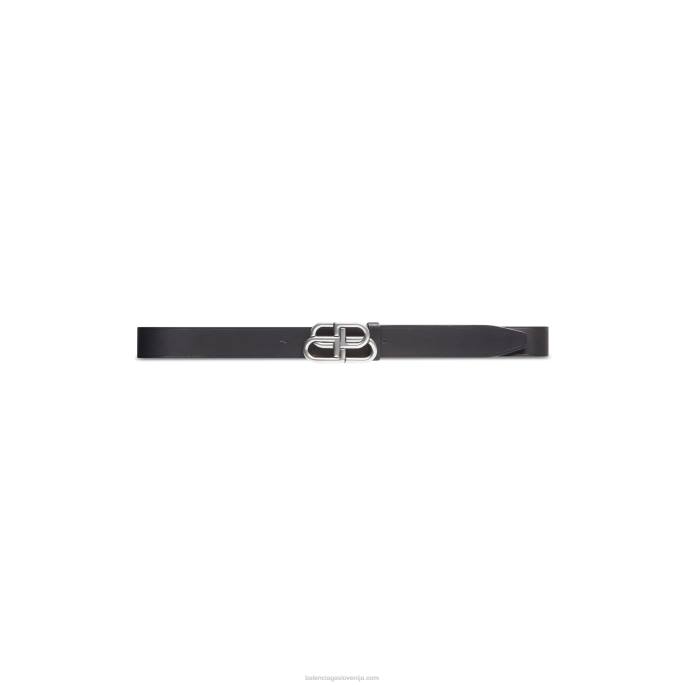moški bb velik pas Balenciaga Črna N4DP774