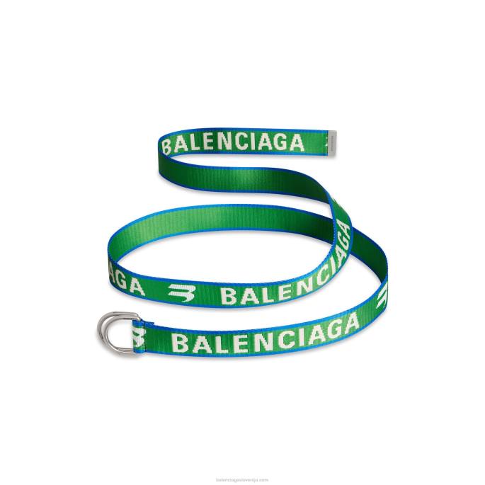 moški d ring pas Balenciaga zelena N4DP1418