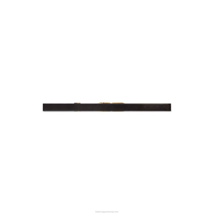 moški dvostranski pas z monogramom bb Balenciaga bež N4DP1454