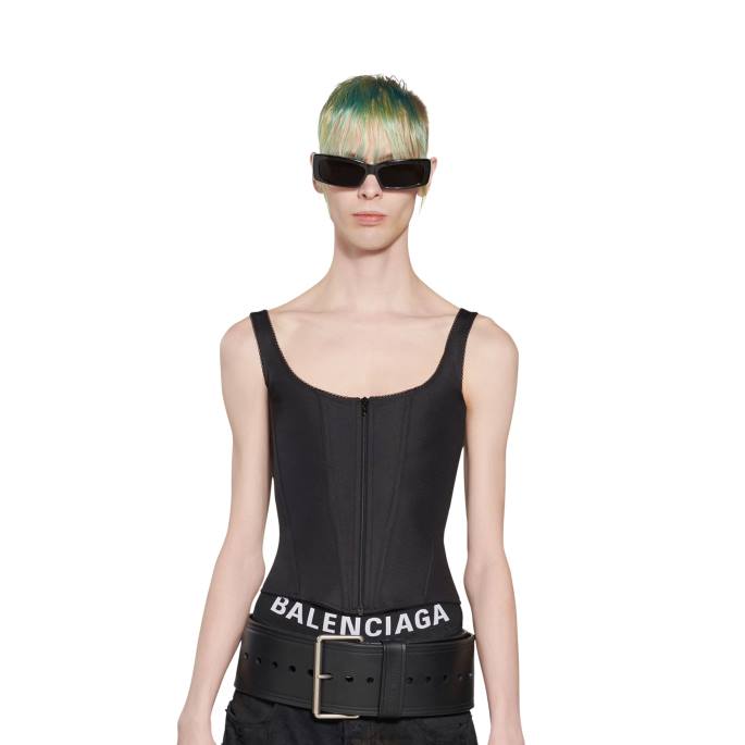 moški pas za silo Balenciaga Črna N4DP1445