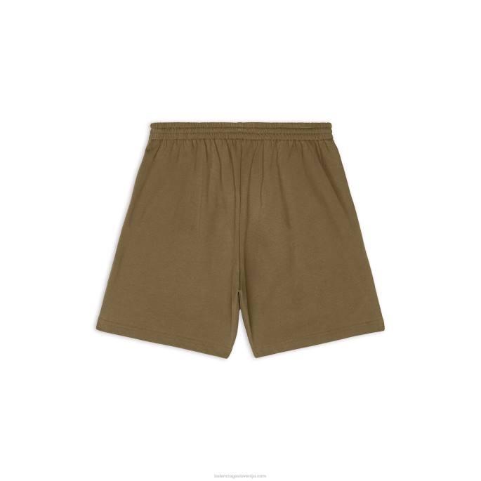 kratke hlače za moške politične kampanje Balenciaga kaki N4DP980