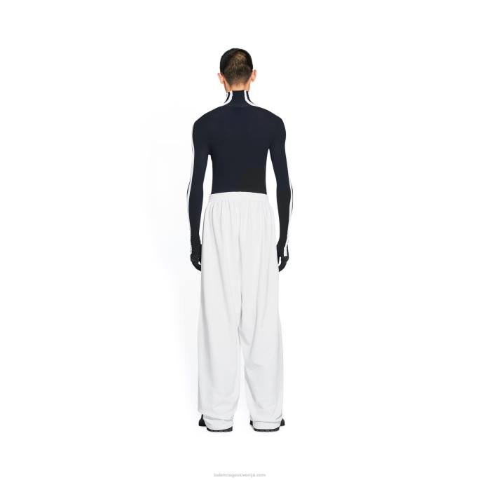 moške adidas baggy trenirke Balenciaga bela N4DP1095