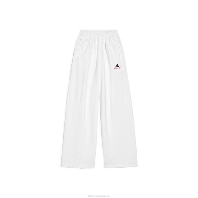 moške adidas baggy trenirke Balenciaga bela N4DP1095