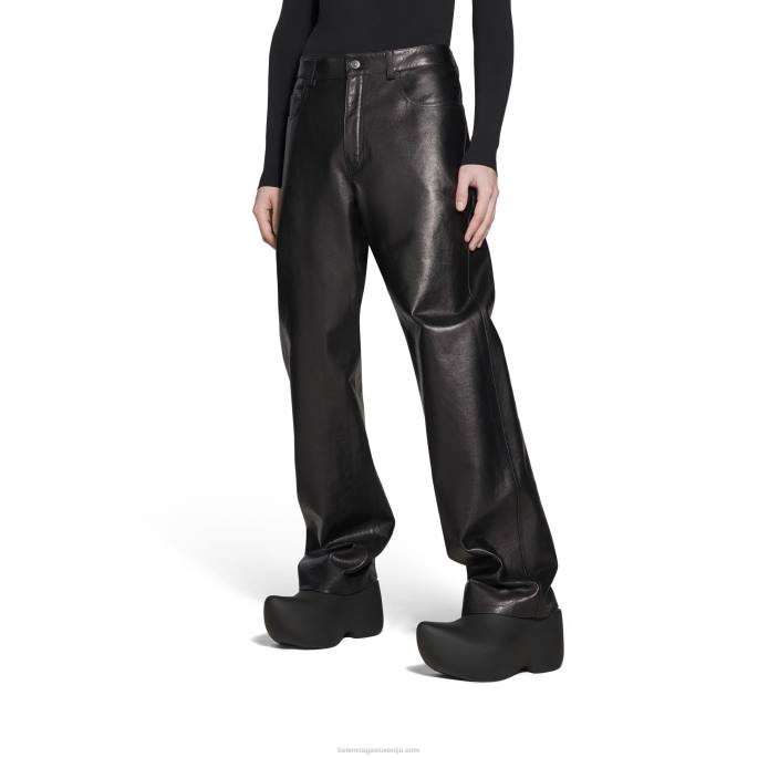 moške hlače srednjega kroja Balenciaga Črna N4DP92