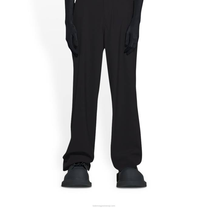 moške široke hlače s 5 žepi Balenciaga Črna N4DP1130