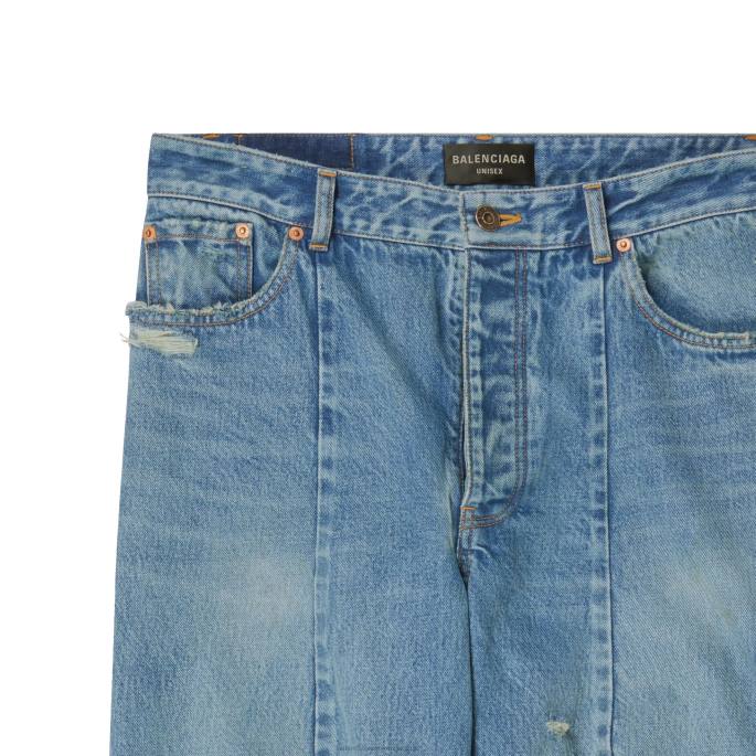 moške kolesarske hlače za pikado Balenciaga modra N4DP1118