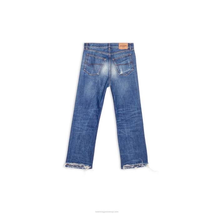 moške ozke hlače Balenciaga modra N4DP1127