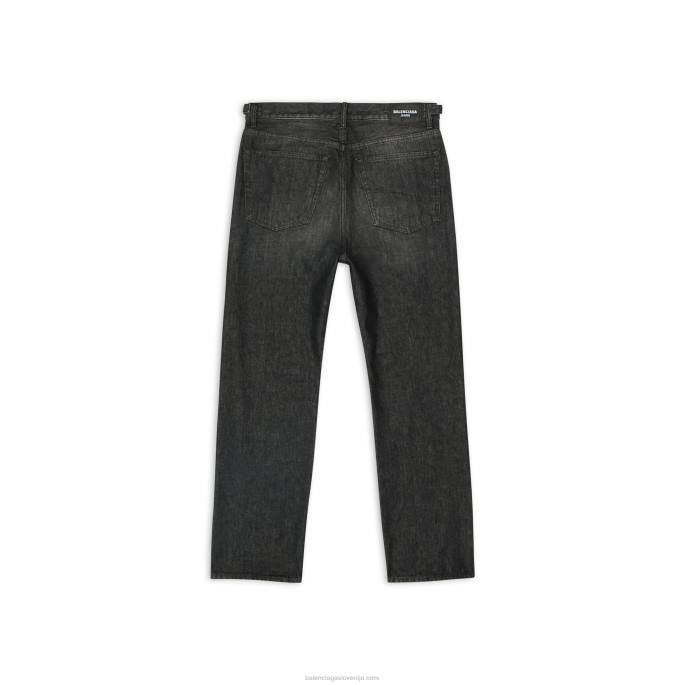 moške sproščene strgane hlače Balenciaga Črna N4DP1134