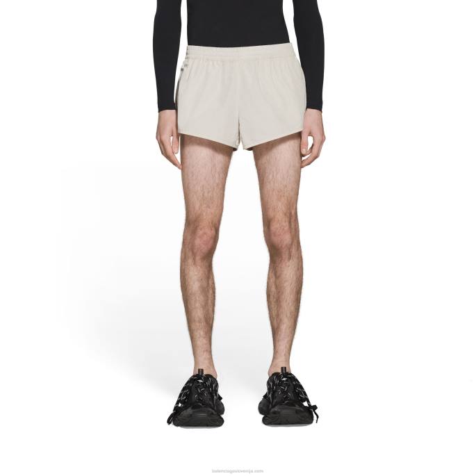 moške tekaške kratke hlače Balenciaga temna havana N4DP55