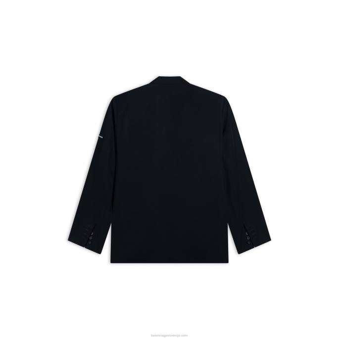 moška oprana jakna Balenciaga Črna N4DP1110