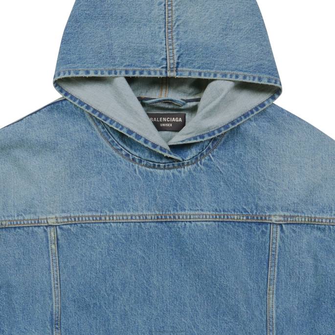 moški puloverji Balenciaga modra N4DP1053