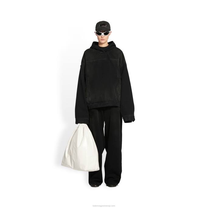 moški puloverji Balenciaga Črna N4DP1116