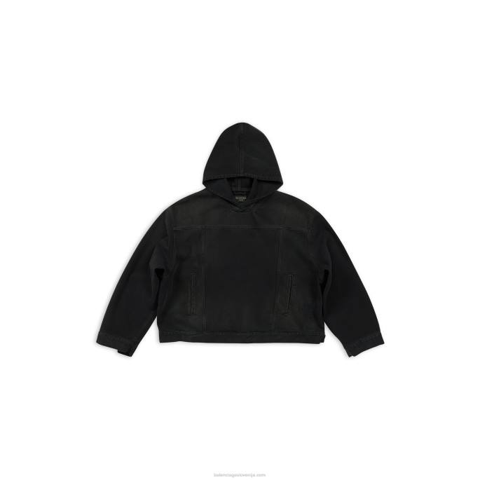 moški puloverji Balenciaga Črna N4DP1116