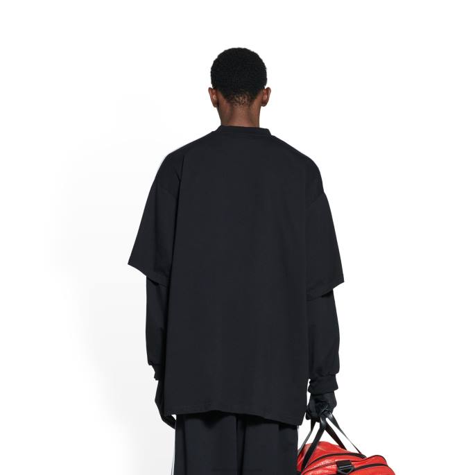 moška majica adidas oversized Balenciaga Črna N4DP1079
