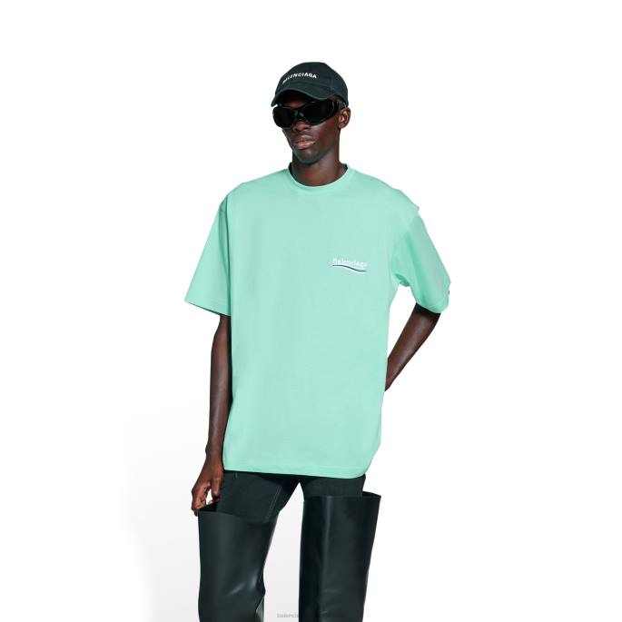 moška majica za politično kampanjo velikega kroja Balenciaga kovnica N4DP918