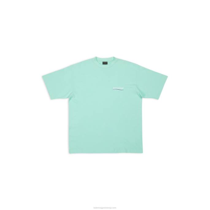 moška majica za politično kampanjo velikega kroja Balenciaga kovnica N4DP918