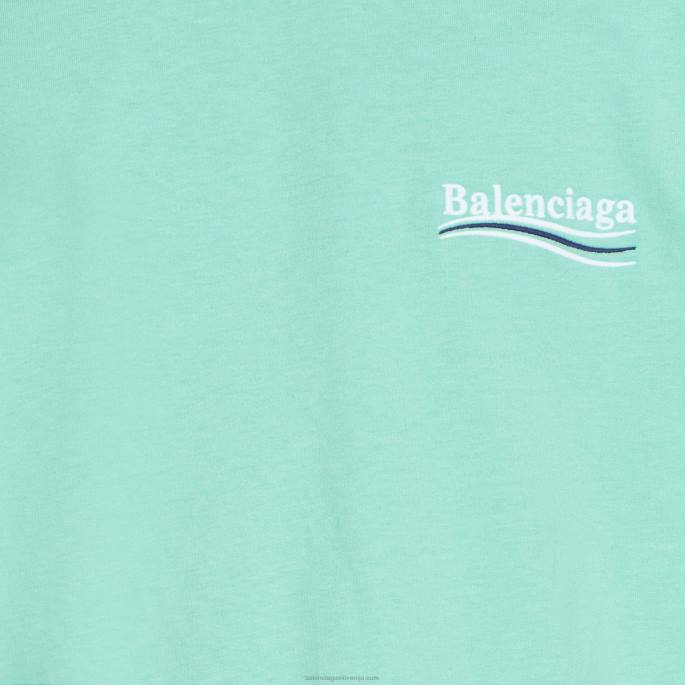 moška majica za politično kampanjo velikega kroja Balenciaga kovnica N4DP918