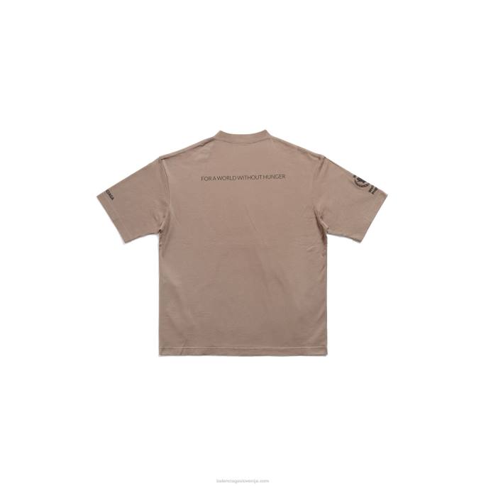 moška wfp majica srednjega kroja Balenciaga bež N4DP997