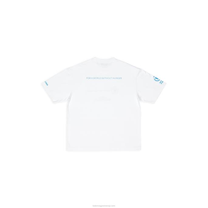 moška wfp majica srednjega kroja Balenciaga bela N4DP995