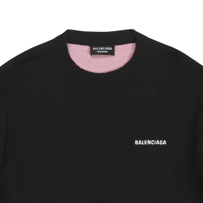 moški pulover za politično kampanjo Balenciaga Črna N4DP1135