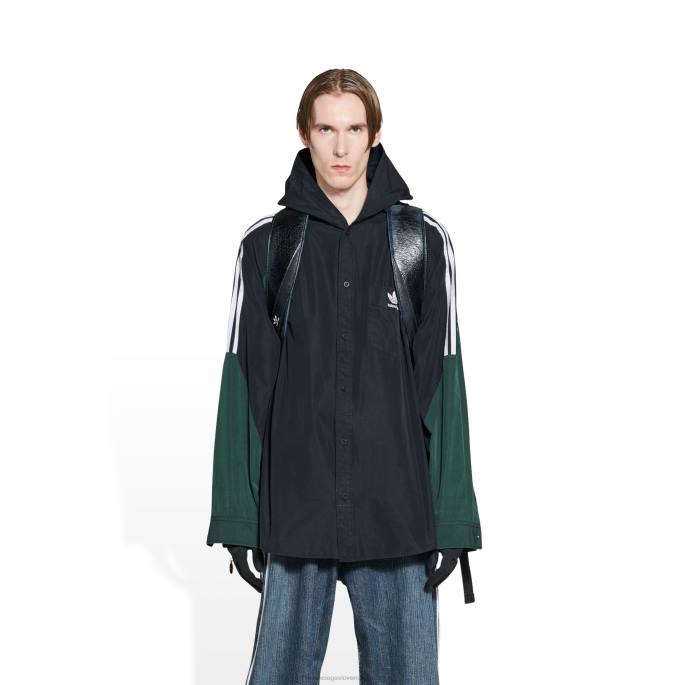 moška adidas majica s kapuco Balenciaga Črna N4DP1085