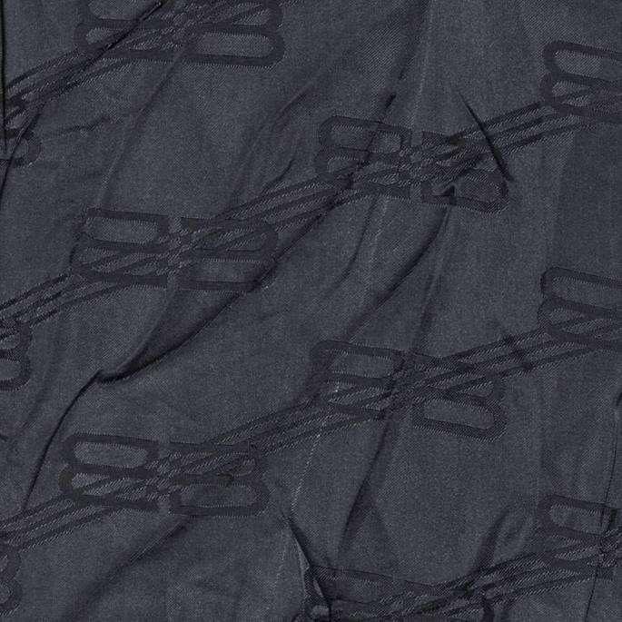 moška bb monogram minimalna srajca Balenciaga Črna N4DP988