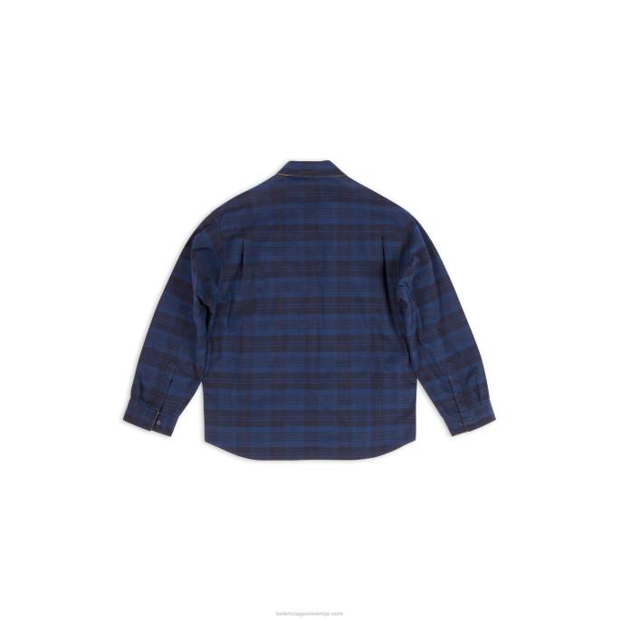 moška dvostranska srajca Balenciaga rumena N4DP1128