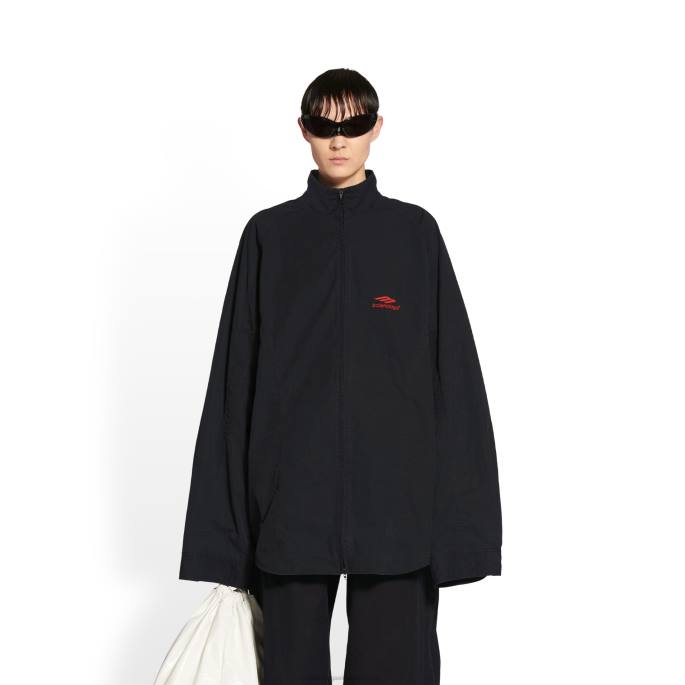 moška trenirka 3b športna ikona Balenciaga Črna N4DP1141