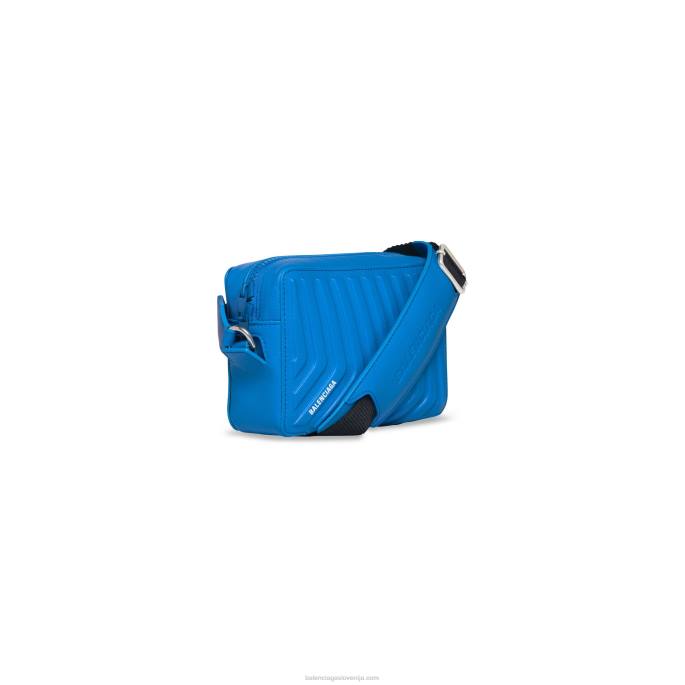 moška avtomobilska torba za kamero Balenciaga modra N4DP1271