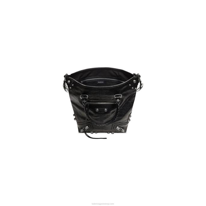 moška le cagole srednja torba Balenciaga Črna N4DP1284