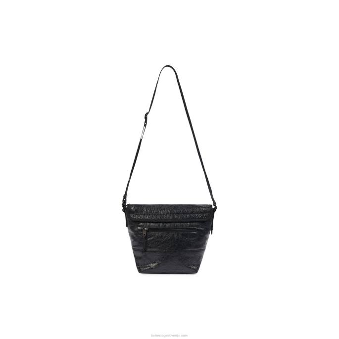 moška majhna kurirska torba explorer Balenciaga Črna N4DP1337