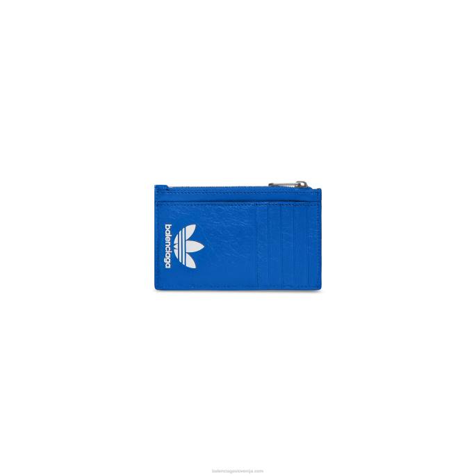 moški adidas dolgo držalo za kovance in kartice Balenciaga modra N4DP573