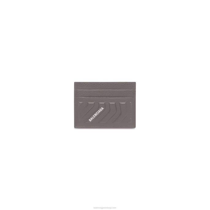 moški avtomobilski nosilec kartice Balenciaga siva N4DP1357