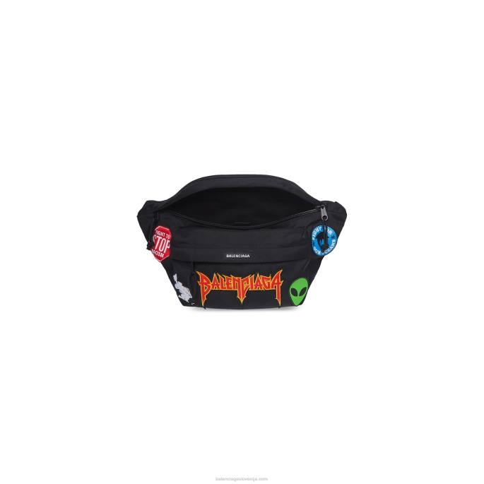 moški explorer xxl beltpack Balenciaga Črna N4DP1346