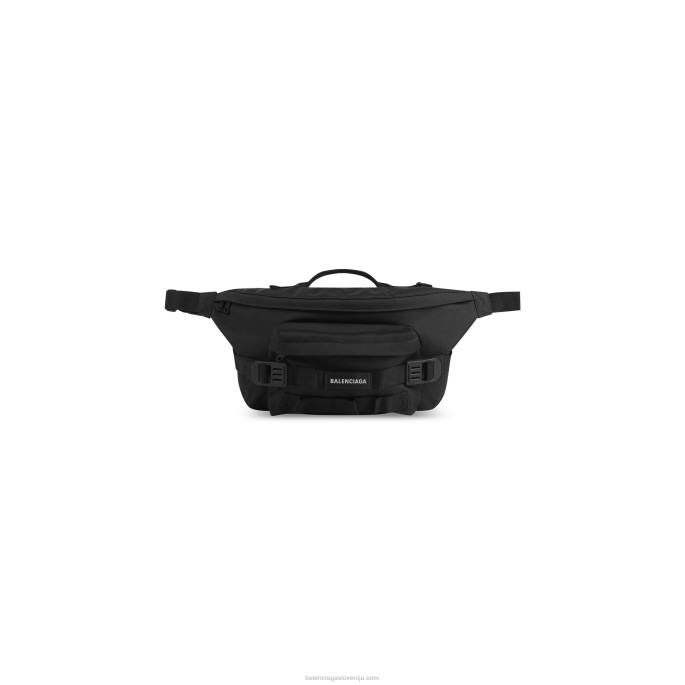 moški vojaški velik nahrbtnik Balenciaga Črna N4DP1306