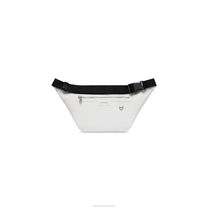 moški zelo zaposleni beltpack Balenciaga umazano bela N4DP1264