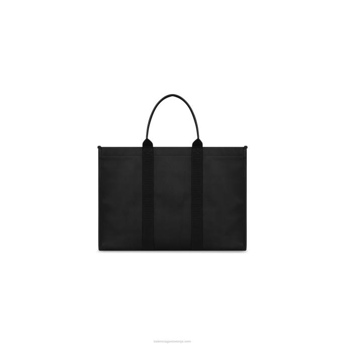 moška strojna velika torba Balenciaga Črna N4DP412