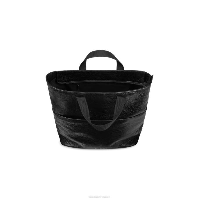 moška torba raziskovalec s trakom Balenciaga Črna N4DP1336