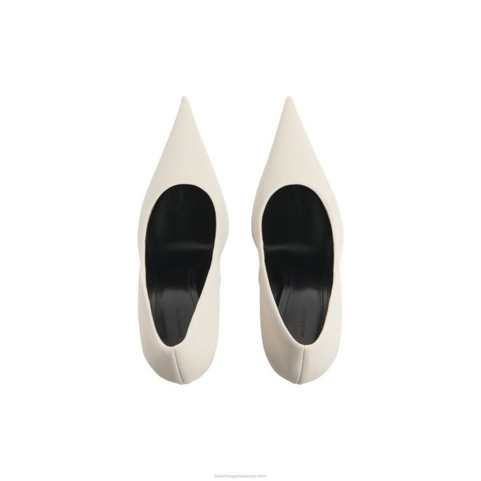 ženski nož 110 mm črpalka Balenciaga bež N4DP152