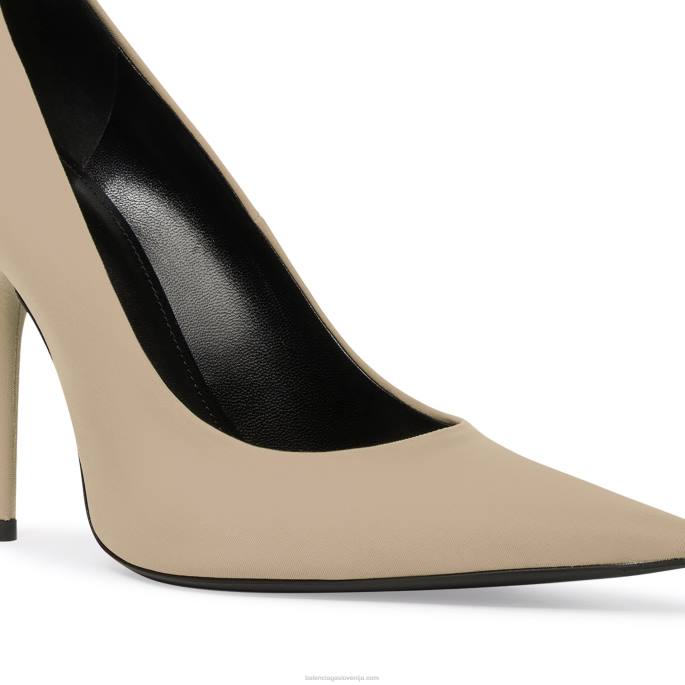 ženski nož 110 mm črpalka Balenciaga bež N4DP152